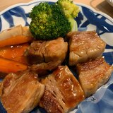 ご飯に合う！豚塊肉の中華風照り焼き